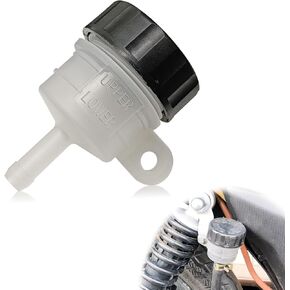 Transparent Motorcycle Universal Master Cylinder Rear Brake Clutch Tank Fluid Oil Cup Reservoir Compatible With Polaris Sportsman Scrambler Outlaw Replace 1930854