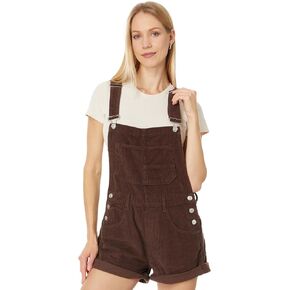 Free People Women's Ziggy Cord Shortall Barnwood Size: Large Inseam: One Size