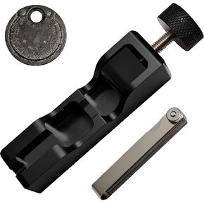 Universal Spark Plug Gap Tool & 32 Piece Stainless Steel Feeler Gauges（ 0.0015"- 0.035"）& Spark Plug Gapper（0.020"-0.100"）,Spark Plug Gapper Tool Accurately Adjusts Gap Without Damaging Spark Plugs