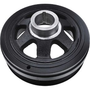 A-Premium Engine Harmonic Balancer Crankshaft Pulley Compatible with Mercedes-Benz C230 C280 2006-2007, C300 2008-2012, SLK280 2006-2008, SLK300 2009-2011, DOHC V6 2.5L 3.0L 3.5L, Replace# A2720300903