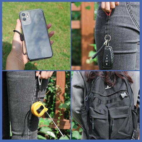 FrgKbTm Hand Wrist Strap Lanyard, 8 Pcs Adjustable Nylon Wrist Strap Lanyard, Colorful Hand Wrist Straps for Mobile Phone, Camara, Keys, USB Flash Drive, Wallet, ID Name Tag Badge, Mp3, Mp4, GoPro in Saudi Arabia