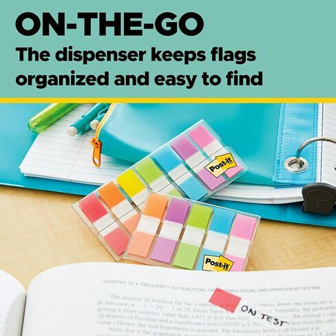 Post-it Flags Value Pack, 35/Dispenser, 8 Dispensers/Pack, .47 in Wide, Assorted Colors in Saudi Arabia