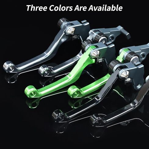 دراجة Dirt Bike Short Brake Clutch Beals CNC Billet Pivot Bike Ravers متوافقة مع Kawasaki KLX140L 2008-2020 ، KLX140 2008-2021 ، KLX140G 2017-2020 ، KLX140R KLX140RF 2021-2025 (GROY) in Kuwait