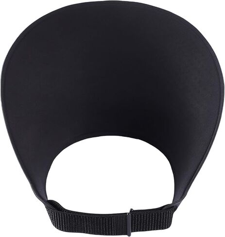 Women's Sun Visor Hat Wide Brim Sport Visor Adjustable Tennis Golf Visor Summer Ponytail Beach Sun Cap UPF50+ in Saudi Arabia