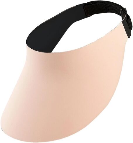 Women's Sun Visor Hat Wide Brim Sport Visor Adjustable Tennis Golf Visor Summer Ponytail Beach Sun Cap UPF50+ in Saudi Arabia
