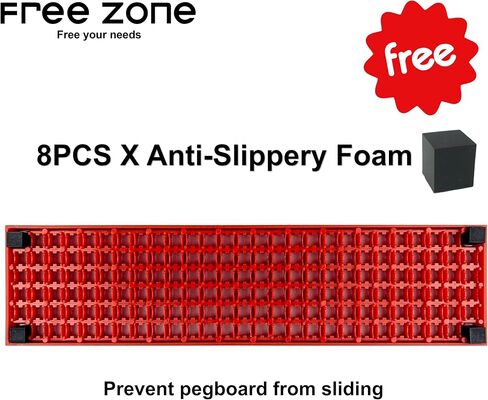Free Zone Bit Organizer Set, 316-Hole 1/4" Hex Bit Toolbox Storage | Black; drive bit adapter & 1/2", 3/8", 1/4" socket holder compatible; anti-drop design; tools not included in Saudi Arabia