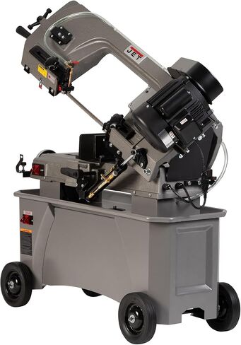 JET HVBS-712, 7" x 12" Metal Bandsaw, 4 Speed, 3/4HP, 1Ph 115/230V & Lenox - 29232CLB72360 Classic Tuff Tooth Band Saw Blade, Bimetal, Regular Tooth, Wavy Set in Saudi Arabia