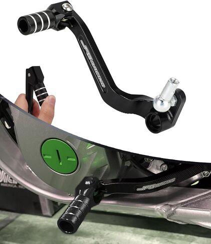 JFG RACING KLX140 Shifter, Folding Gear Shift Pedal Lever Forged Aluminum for KLX 140 2008-2025, KLX 140L 2008-2025, KLX 140G 2017-2025 Dirt Bike, Black in Kuwait