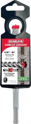 Diablo 1/2" x 4"x6" Rebar Demon™ SDS-Plus 4-Cutter Full Carbide Head Hammer Bit in Saudi Arabia