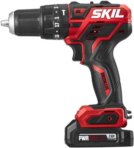 مجموعة أدوات SKIL PWRCore 20 بدون فرش 20 فولت مكونة من 6 أدوات، تتضمن بطارية ليثيوم 2.0 أمبير في الساعة، وبطارية ليثيوم 4.0 أمبير في الساعة وشاحن PWRJump - CB7443-21 in Saudi Arabia