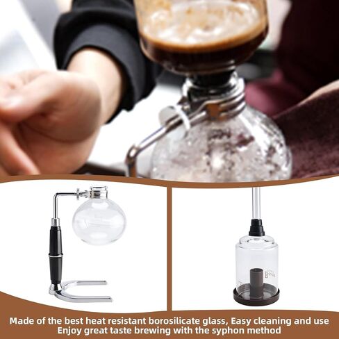 Boeng 5-Cup Coffee Syphon Tabletop Siphon (Syphon) Coffee Maker in Saudi Arabia