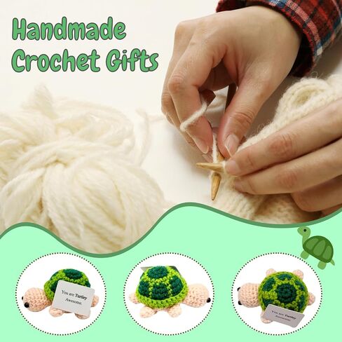 Mini Positive Crochet Bee with Uplifting Card- Cheerful Cute Desk Decor, Handmade Birthday Gifts for Women Men Teens Girls, Emotional Support for Families Friends Coworkers (BEE Happy) in Saudi Arabia