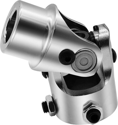 3/4" Round X1" DD Chrome Steering Universal Joint Single U Joint Shaft,Total Length: 83mm (3-1/4") in Saudi Arabia