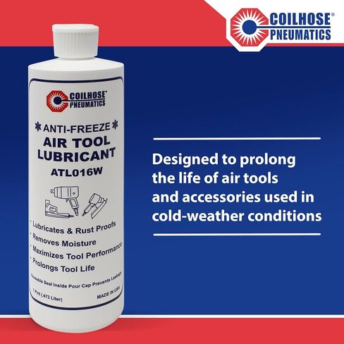 Coilhose Pneumatics ATL016W Wintergrade Air Tool Lubricant, 16-Ounce Bottle in Saudi Arabia
