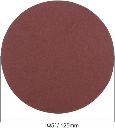6 PSA Sanding Discs 80 Grit Self Stick Aluminum Oxide Sandpaper for Random Orbital Sander Wood Metal Dry Polishing 20pcs in Saudi Arabia