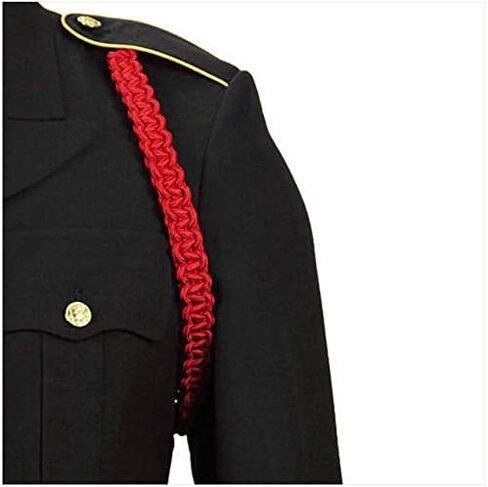 Army Shoulder Cord: 2723 Interwoven Scarlet Red - thick in Saudi Arabia