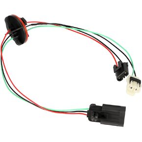 Headlight Lamp Wiring Harness Compatible with Dodge Ram 1500/2500/3500/4500/5500 2009-2017, Replace OE 68193062AB 68193062AA for Light Wire Quad Halogen Only