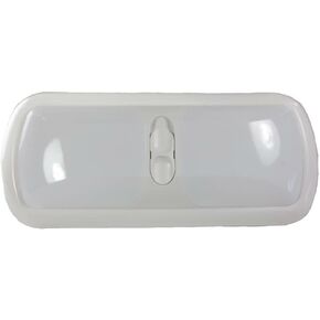 Arcon 18123 Euro Style Double Light with White Lens and White Base