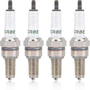 CR8E Spark Plug Replace NGK 1275 Yamah YFZ450 YZ250F YZ450F 2004-2009 94701-00411 92070-0019 Spark Plug -4 Pack