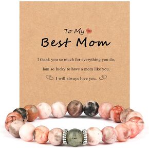 Mother Daughter Bracelets Set for 2 Mother and Daughter Matching Bracelets Mother's Day Birthday Christmas Gifts for Mom D-aughter