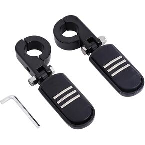 32mm 1 1/4" Highway Engine Guard Bar Highway Footpegs Mount Kit Fits For Harley Touring Road Electra Street Glide Road King Dyna Sportster (Chrome)
