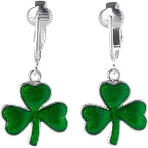 Aloha Earrings Non Pierced Clip On Irish Dangling Earrings
