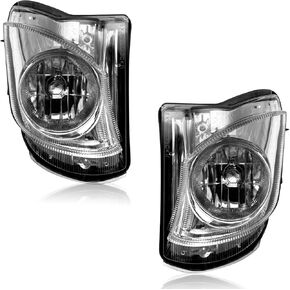 WILD BEAR Fog Lights Assembly Replacement for 2006-2010 IS250, IS350 Driving Fog Lamps 1 Pair Driver & Passenger Side