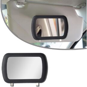 1PC Sun Visor Mirror, Car Makeup Vanity Mirror, Clip on Rear View Sun Shading Mirror, Portable Car Visor Cosmetic Mirror for Women Girls, Universal Interior Car Accessories
