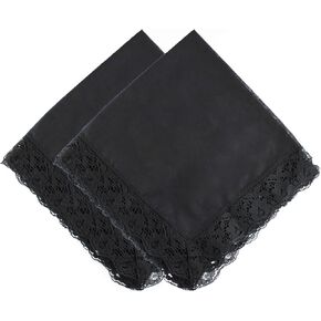 2pcs 24“ Lap scarf lap scarves with lace trims lap handkerchief Lap covers lap skirts for women in church