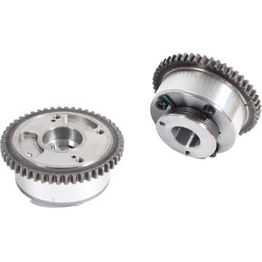 2 pcs Intake & Exhaust CVVT Sprocket for 2011-2013 Hyundai Azera Genesis Coupe, for Kia Sedona Sorento 3.3L 3.8L 3.5L G6DC G6DB 243503C112 243503C113
