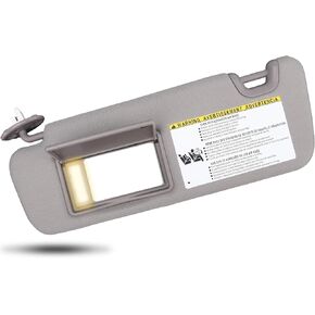 سائق الجانب الأيسر Sun Visor استبدال متوافق مع Toyota Highlander 2014 2015 2015 2017 2018 2018 استبدال# 74320-0e074-B0 اللون الرمادي