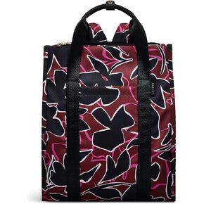 Radley London Canford Gardens Floral المسؤولة عن حقبة ظهر النسيج الكبيرة المعاد تدويرها للسيدات ، Merlot