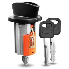 Ignition Switch Lock Cylinder with Matching Key Fit for Ford Lincoln Mercury 1996-2018 Replace 924-724