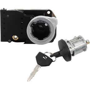 Ignition Switch with Ignition Lock Cylinder Compatible with 1997-2001 Dodge Ram1500 1997-1998 Jeep Grand Cherokee 1997-2000 Dodge Dakota US255L 56021346AB