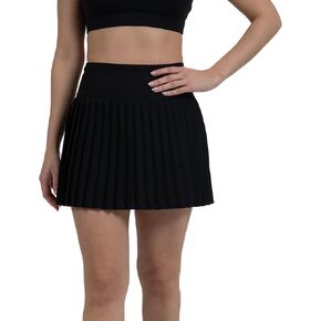 YITTY Active Women's Pleated Tennis Skirt with Built-in Short, Athleisure, 4-Way-Stretch