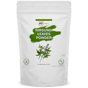 Maganna Nirgundi أوراق مسحوق (Vitex Negundo) لاستخدام العناية العشبية والشخصية 227 جم / 0.5 رطل