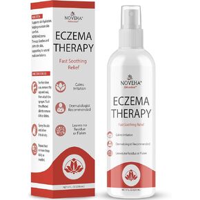 NOVEHA Eczema Relief Spray | Soothing Skin Care for Kids & Adults | Fast Relief | Gentle, Natural Hydration for Dry, Sensitive Skin | 8 OZ