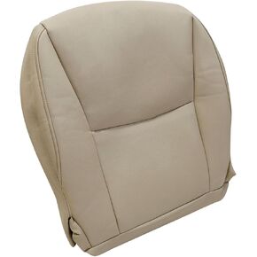 NLQR Front Driver Side Bottom Seat Cover Tan Replacement Microfiber Leather Compatible with Lexus GX470 2003 2004 2005 2006 2007 2008 2009