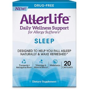 Sleep Capsules, Daily Allergy Supplements & Sleep Aid, 20-Count
