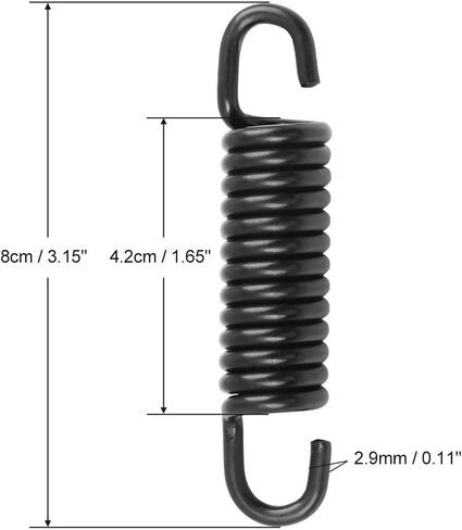 uxcell 8cm Length Motorcycle Main Stands Bracket Kickstand Return Spring for CY50 AY90 JOG50 in Kuwait