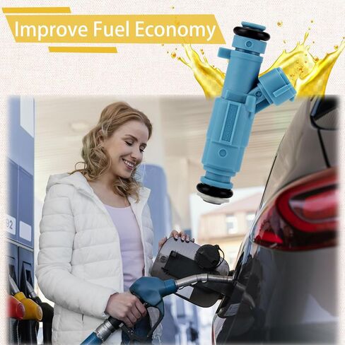 35310-2G300 OE Performance 2.4L Fuel Injectors,Compatible with/Hyundai 2.4 Sonata Tucson Santa Fe 2008-2013,Compatible with/Kia Optima Sorento 2009-2010 |4 Holes| |Set of 4| in Saudi Arabia