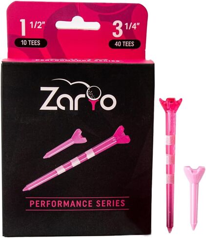 Zario Golf Tees, Golf Tees 3 1/4, Golf Tees 1 1/2 inch, Golf Tee, Plastic Golf Tees, 40/10 Count in Saudi Arabia