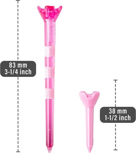 Zario Golf Tees, Golf Tees 3 1/4, Golf Tees 1 1/2 inch, Golf Tee, Plastic Golf Tees, 40/10 Count in Saudi Arabia