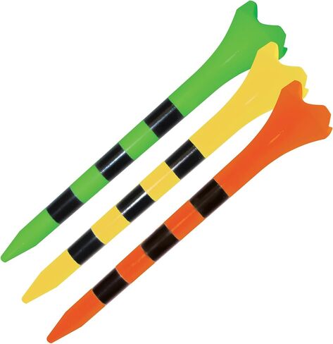 Pride Professional Tee System Plastic Golf Tees (Pack of 50), 40 Count 3-1/4-Inch + 10 Count 1-1/2-Inch,White in Saudi Arabia