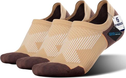 Brisira Bamboo viscose coolmax no show scheds cushioned moisture wicking anti plister stlistic low cut socks in Kuwait