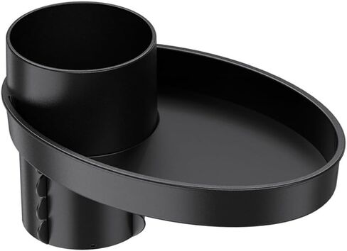 Shkalacar Car Seat Snack Tray - Travel Tray Cup Holder for Kids Car Seat, with Plate Organizer Rotatable Carseat Cup Holder with Food Trays in Kuwait