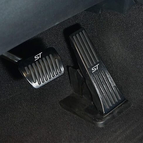 for Ford Explorer 2024 2023 2022 2021 2020 Aluminum Performance Pedals Set Non-Slip Accelerator and Brake Pedals Cover No Drill Brake Gas Accelerator Accessories 2Pcs(ST) in Kuwait