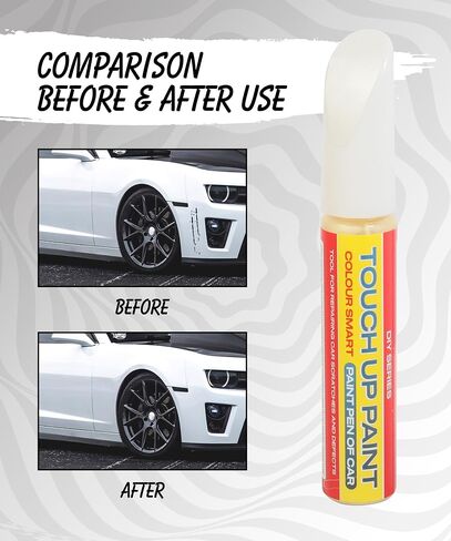 Zlirfy Car Scratch Repair,Car Paint Scratch Repair,Car Accessories Car Scratch Repair Pen,Touch Up Paint for Cars, Easy Repair Auto Paint Scratch Repair,Car Scratch Remover for Deep Scratches (Pearl White) in Saudi Arabia