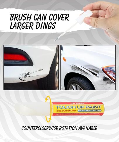 Zlirfy Car Scratch Repair,Car Paint Scratch Repair,Car Accessories Car Scratch Repair Pen,Touch Up Paint for Cars, Easy Repair Auto Paint Scratch Repair,Car Scratch Remover for Deep Scratches (Pearl White) in Saudi Arabia
