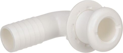 Seachoice 90-Degree Angled Thru-Hull Connector, White Finish, 0.75 in. in Saudi Arabia